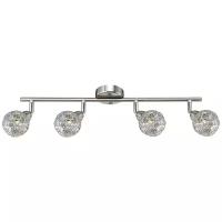 Светильник Globo Lighting Sinclair 5669-4, G9, 132 Вт, кол-во ламп: 4 шт., цвет арматуры: никель, цвет плафона: бесцветный