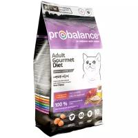 Сухой корм для кошек ProBalance Gourmet Diet, с говядиной, с ягненком 10 кг