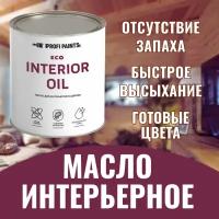 PROFIPAINTS Масло для стен и потолков быстросохнущее ProfiPaints ECO Interior Oil 0.9 л, Красное дерево