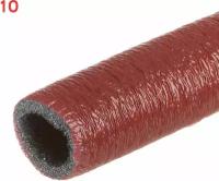 Теплоизоляция для труб ПЭ 22х6х1000 мм красная (упаковка 10 шт.) (10 шт.)