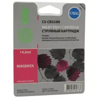 Картридж струйный CACTUS CS-CB324HE №178XL пурпурный для HP PS B8553/C5383/C6383 (14.6мл)