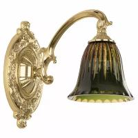 Настенный светильник Bohemia Ivele Crystal 7209B10/1/175 G P2 D Amber-Green/H-1K, E14