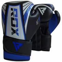 Перчатки боксерские RDX KIDS JBG-1U SILVER/BLUE JBG-1U-4oz, 4 oz, детские