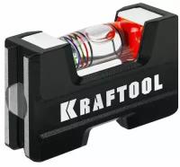 Компактный литой магнитный уровень KRAFTOOL 5-в-1 76 мм 34787