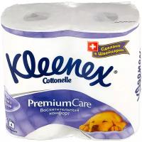 Kleenex туалетная бумага Premium Care 4 сл, 4 рул