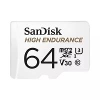 Карта памяти SanDisk microSDXC 64 ГБ Class 10, UHS-I U3, R/W 100/40 МБ/с, адаптер на SD