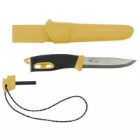 Нож туристический Morakniv Companion Spark Yellow, нержавеющая сталь, 13573