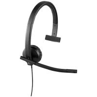 Компьютерная гарнитура Logitech VC USB Headset Mono H570e, черный