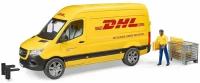 Микроавтобус MB Sprinter DHL с фигуркой Bruder 02671