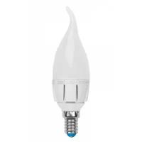 Лампа светодиодная Uniel, Palazzo LED-CW37-6W/NW/E14/FR/DIM PLP01WH E14, CW37, 6Вт, 4500К