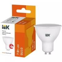 Лампа светодиодная IEK ECO софит 3000K, GU10, PAR16