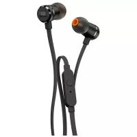 Наушники JBL T290, mini jack 3.5 mm, черный