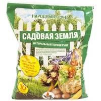 Торфогрунт Народный грунт Садовая земля, 10 л, 2.68 кг