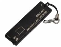Диктофон для записи разговора Edic-mini Card24S модель A106 - таймеры для включения записи - диктофон с датчиком голоса