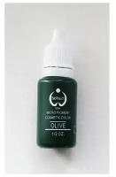 Пигмент корректор Biotouch 15 ml для татуажа Olive