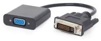 Аксессуар Gembird Cablexpert DVI-D - VGA 25M/15F Digital 0.2m Black A-DVID-VGAF-01