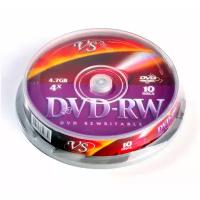 Диск VS DVD-RW 4,7 GB 4x CB/10