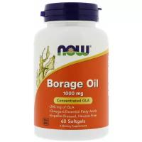 Borage Oil NOW Foods, Масло Бурачника, Гамма-Линолевая Кислота 1000 мг - 60 капсул