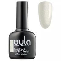 Гель-лак Wula nailsoul uv/тон 416 серебряный с искрящимися блёстками, 10 мл