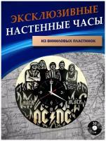 Часы настенные из Виниловых пластинок - AC DC (без подложки)