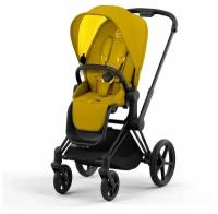 Cybex Priam IV (Mustard Yellow на шасси IV Matt black)