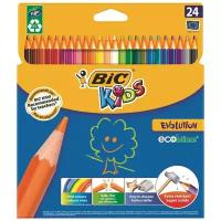 Карандаши цветные 24цв 6-гран Bic 829733