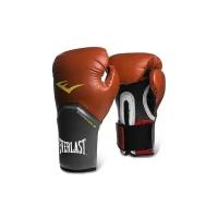 Боксерские перчатки Everlast тренировочные Pro Style Elite красные 10 унций 10 унций