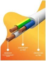 Кабель ПВС 3х2,5 Стинкабель ГОСТ (Бухта 15м)