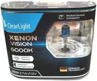 Комплект ламп H27(Clearlight)12V-27W XenonVision (2 шт.)