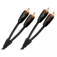 Кабель AudioQuest Tower 2RCA-2RCA, 0.6 м, черный