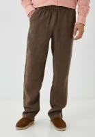 Льняные брюки мужские из натурального льна, мужские летние брюки