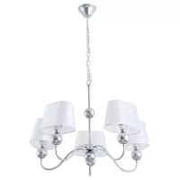 Люстра Arte Lamp A4012LM-5CC, E14, 300 Вт, кол-во ламп: 5 шт., цвет: хром