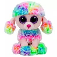 Мягкая игрушка TY Beanie boos Пудель Rainbow