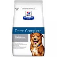 Сухой диетический корм Hill's Prescription Diet Derm Complete для взрослых собак, 12 кг