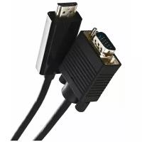 Кабель Telecom HDMI - VGA (TA670), 1.8 м, черный