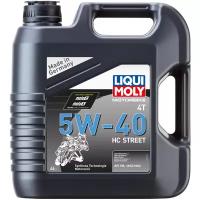 Моторное масло LIQUI MOLY Motorbike 4T HC Street 5W-40 4 л