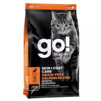 GO! SKIN + COAT беззерновой для котят и кошек, с лососем (7.26 кг)