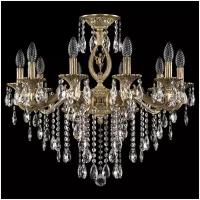 Люстра Bohemia Ivele Crystal 72402/10/210 B FP FA5S, E14, 400 Вт, кол-во ламп: 10 шт., цвет арматуры: латунный