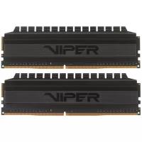 Оперативная память Patriot Memory VIPER 4 BLACKOUT 64 ГБ (32 ГБ x 2 шт.) DDR4 3200 МГц DIMM CL16 PVB464G320C6K