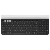 Клавиатура беспроводная Logitech K780 (DARK GREY/SPECKLED WHITE, Multi-Device, Bluetooth Smart/Logitech Unifying, 2 батарейки типа ААА)