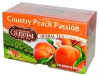 Celestial Seasonings, чай травяной, Country Peach Passion, без кофеина, 20 чайных пакетиков, 41 г