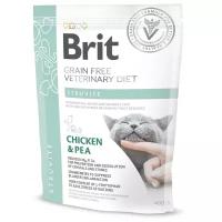 Сухой корм для кошек Brit Veterinary Diet для лечения МКБ, беззерновой, с курицей, с горошком