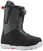 Сноубордические ботинки BURTON Moto Boa, р. 11.5, gray/red