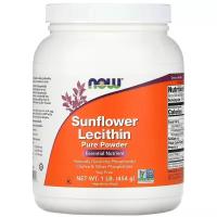 Порошок NOW Sunflower Lecithin, 454 г