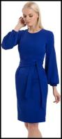 Платье-футляр Onatej Бутон с поясом 1025 цв Ярко-синий