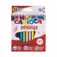 Carioca Набор фломастеров Doodles, 24 шт., 42315