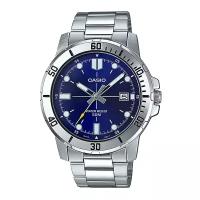 Наручные часы CASIO Collection Men MTP-VD01D-2E, серебряный, синий