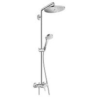 Душевая стойка hansgrohe Croma 1jet Showerpipe 26791000, хром хром 1600 мм