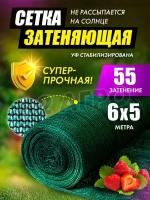 Сетка затеняющая садовая 6х5 55%