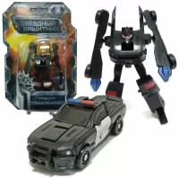 1toy Звёздный защитник, робот-трансформер, собирается в полицейский автомобиль, блистер